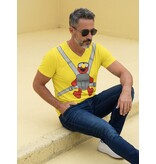 Local Fanatic Baby Bear - T-shirt - Geel