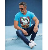Local Fanatic Poppin Stewie - T-shirt - Blauw