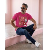 Local Fanatic T-shirt - The Ladies Love Me Print - Roze