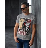 Local Fanatic T-shirt - Scarface Frame Print - Grijs