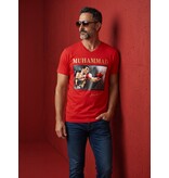 Local Fanatic T-shirt - Muhammad Ali Glossy Print - Rood