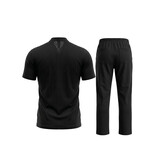 ENOS Zomerset Heren - Zomerbroek Heren - Shirt en Lange Broek  - Twinsets - C211 -Zwart