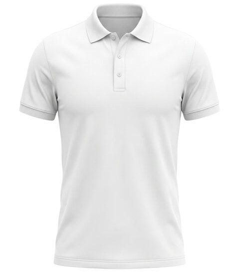 True Rise Polo Heren - Poloshirts Heren Korte Mouw - Slim Fit Herenpolo - A150-2 - Wit