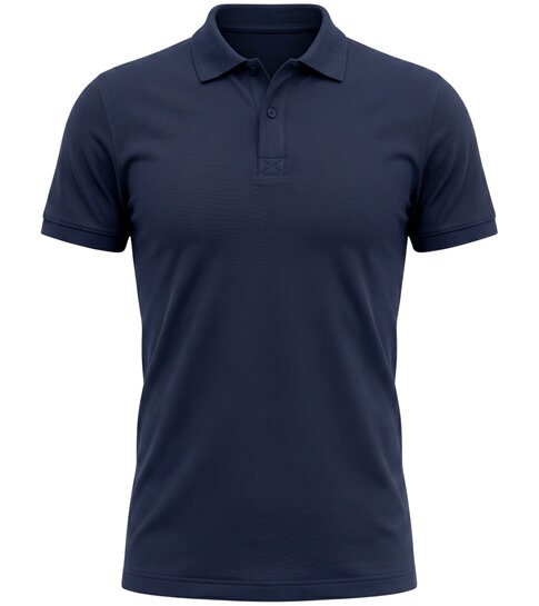 True Rise  Polo Shirt Heren - Heren Polo - Polo Heren Korte Mouw -  Slim Fit - A150-3 - Navy