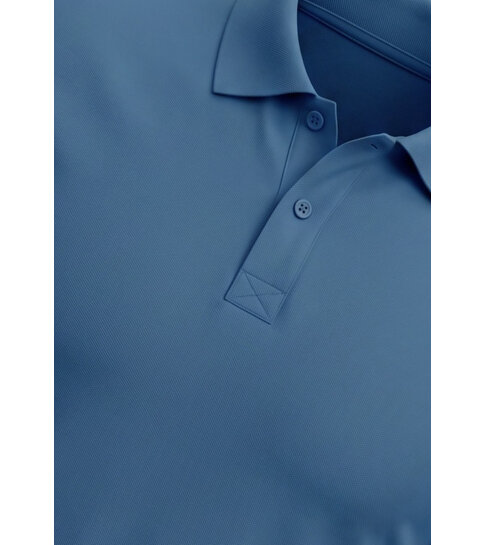 True Rise Poloshirt Heren  - Poloshirt - Poloshirts Heren Korte Mouw - Slim Fit - A150-10 - Stormblauw