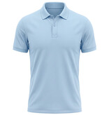 True Rise Polo Heren Korte Mouw - Heren Polo - Polo Shirt Heren - Slim Fit - A150-32 - Licht Blauw