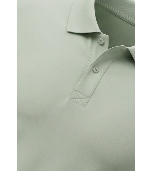 True Rise Polo Heren - Poloshirts Heren Korte Mouw - Herenpolo - Slim Fit - A150-28 - Saliegroen
