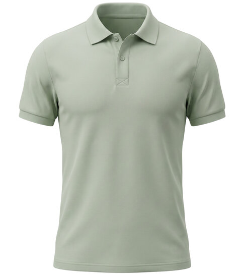 True Rise Polo Heren - Poloshirts Heren Korte Mouw - Herenpolo - Slim Fit - A150-28 - Saliegroen