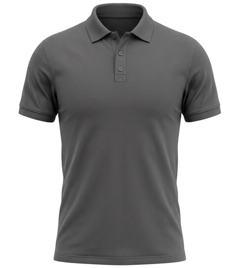 True Rise Polo Heren Slim Fit - Heren Poloshirts Korte Mouw - Polo Shirt Heren  - A150-8 - Grijs