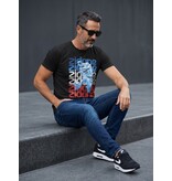 Local Fanatic T-shirt - Zidane Print - Zwart