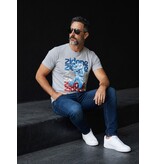 Local Fanatic T-shirt - Zidane Print - Grijs