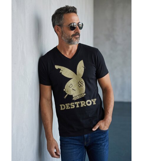 Local Fanatic T-shirt - Destroy - Zwart