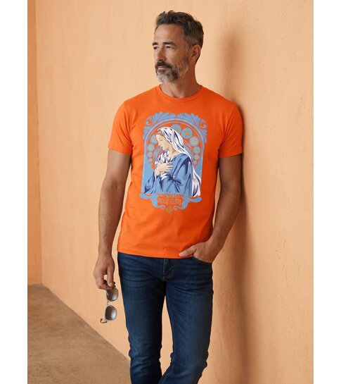 Local Fanatic T-shirt - Holy Mary - Oranje