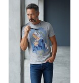 Local Fanatic T-shirt - Holy Mary - Grijs