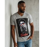 Local Fanatic T-shirt - Scarface - Grijs