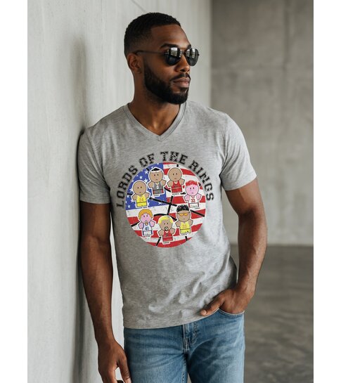 Local Fanatic T-shirt - Lord of the Rings - Grijs