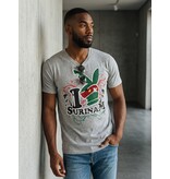 Local Fanatic T-shirt - I Love Suriname - Grijs