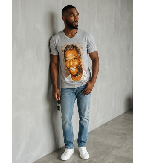 Local Fanatic T-shirt Pele - Grijs