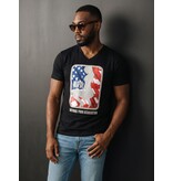 Local Fanatic T-shirt - NPA Print - Zwart
