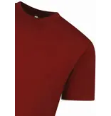 True Rise Oversized T shirt Heren  - Effen T shirt Heren  Blanco - MD6530 - Bordeaux