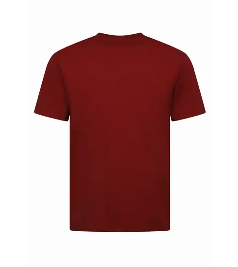 True Rise Oversized T shirt Heren  - Effen T shirt Heren  Blanco - MD6530 - Bordeaux