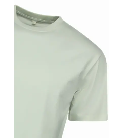 True Rise Oversized T shirt Heren  - Effen T shirt Heren  Blanco - MD6530 - Beige