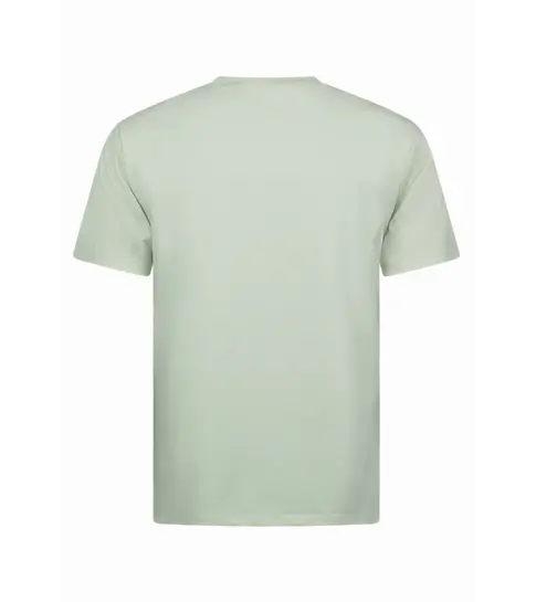 True Rise Oversized T shirt Heren  - Effen T shirt Heren  Blanco - MD6530 - Beige