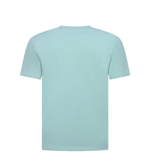 True Rise Oversized T shirt Heren  - Effen T shirt Heren  Blanco - MD6530 - Mint Groen