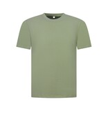 True Rise Oversized T shirt Heren - Effen T shirt Heren Blanco - MD6530 - Licht Groen
