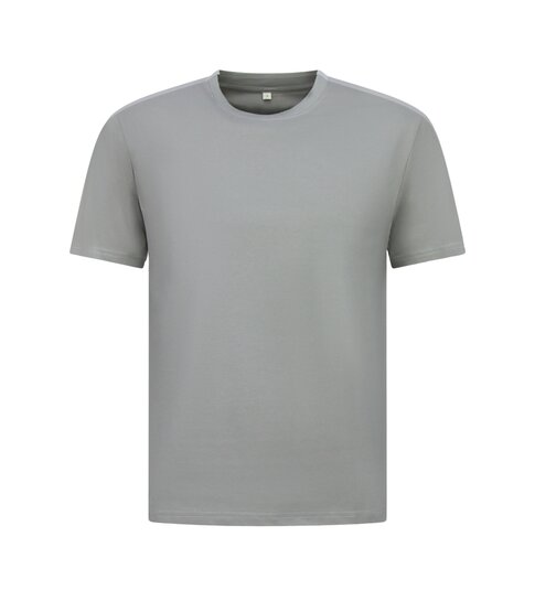 True Rise Oversized T shirt Heren  - Effen T shirt Heren  Blanco - MD6530 - Donker Grijs