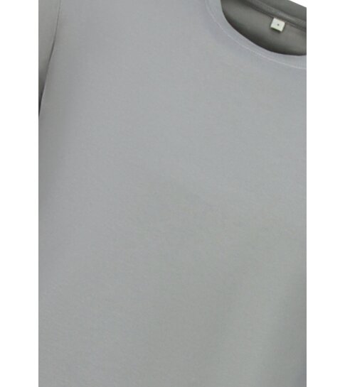 True Rise Oversized T shirt Heren  - Effen T shirt Heren  Blanco - MD6530 - Donker Grijs