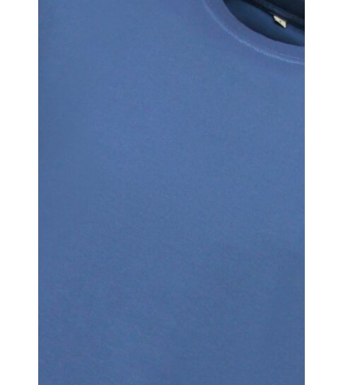 True Rise Oversized T shirt Heren  - Effen T shirt Heren  Blanco - MD6530 - Donker Blauw