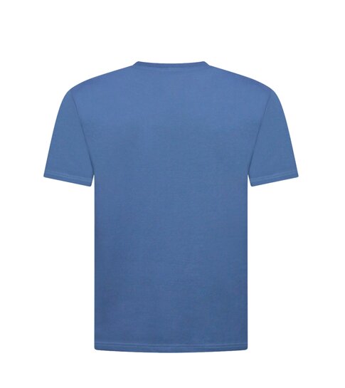True Rise Oversized T shirt Heren  - Effen T shirt Heren  Blanco - MD6530 - Donker Blauw