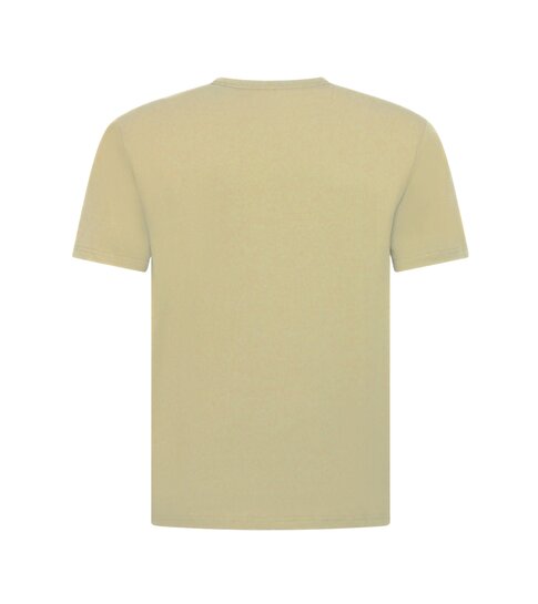 True Rise Oversized T shirt Heren  - Effen T shirt Heren  Blanco - MD6530 - Licht Bruin