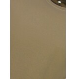 True Rise Oversized T shirt Heren  - Effen T shirt Heren  Blanco - MD6530 - Donker Bruin