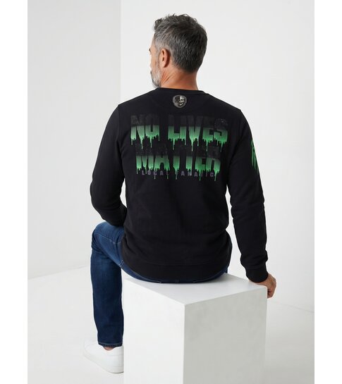 Local Fanatic Exclusieve Sweater Heren - Predator Hunter - Zwart