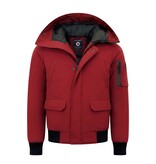 Enos  Korte Model Heren Winterjas - 8821 - Rood