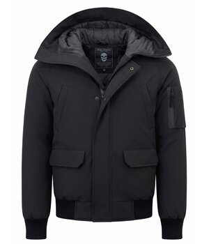 Enos Winterjas Heren Kort model - 8821 - Zwart