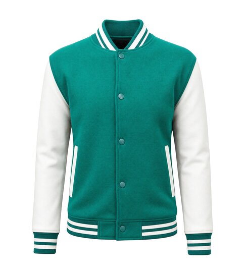 ENOS Collegejassen Heren Classic - LK-7065 - Groen