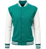 ENOS Collegejassen Heren Classic - LK-7065 - Groen