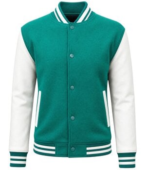 ENOS Collegejassen Heren Classic - LK-7065 - Groen
