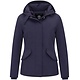 Korte jas Vrouwen met Capuchon - 5898 - Blauw