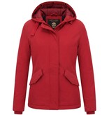 MATOGLA Korte Winterjas Vrouwen - 5898 - Rood