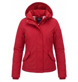 TheBrand Winterjas Dames Gewatteerd – Met Capuchon – 551- Rood