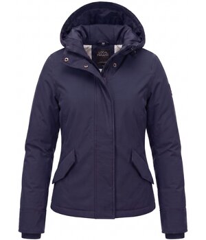 TheBrand Korte Jas Dames Met Capuchon – 551- Blauw