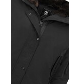 Gentile Bellini Gewatteerde Jas Dames Kort met Capuchon - 8815 - Zwart