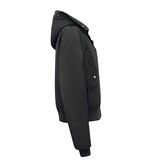 Gentile Bellini Gewatteerde Jas Dames Kort met Capuchon - 8815 - Zwart