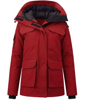 MATOGLA Gewatteerde Jas Dames Halflang - 7603 - Rood