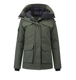 MATOGLA Halflange Winterjas Vrouwen Gewatteerd - 7603 - Groen