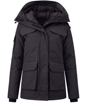 MATOGLA Gewatteerde Jas met Capuchon Dames - 7603 - Zwart